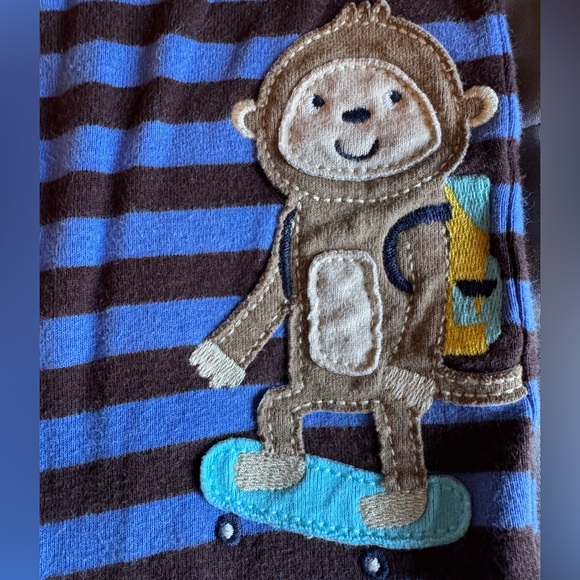 Carter’s Open Foot Snug-fitting Cotton Pajama 🐒 - Picture 3 of 4